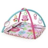 Bright Starts Charming Chirps Activity Gym and Play Mat with Take-Along Toys, Ages Newborn +