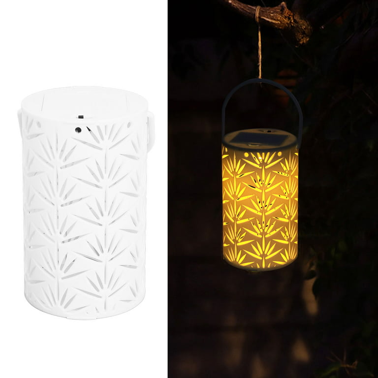 Portable Plastic Hanging Candle Holder Lantern Battery Powered
