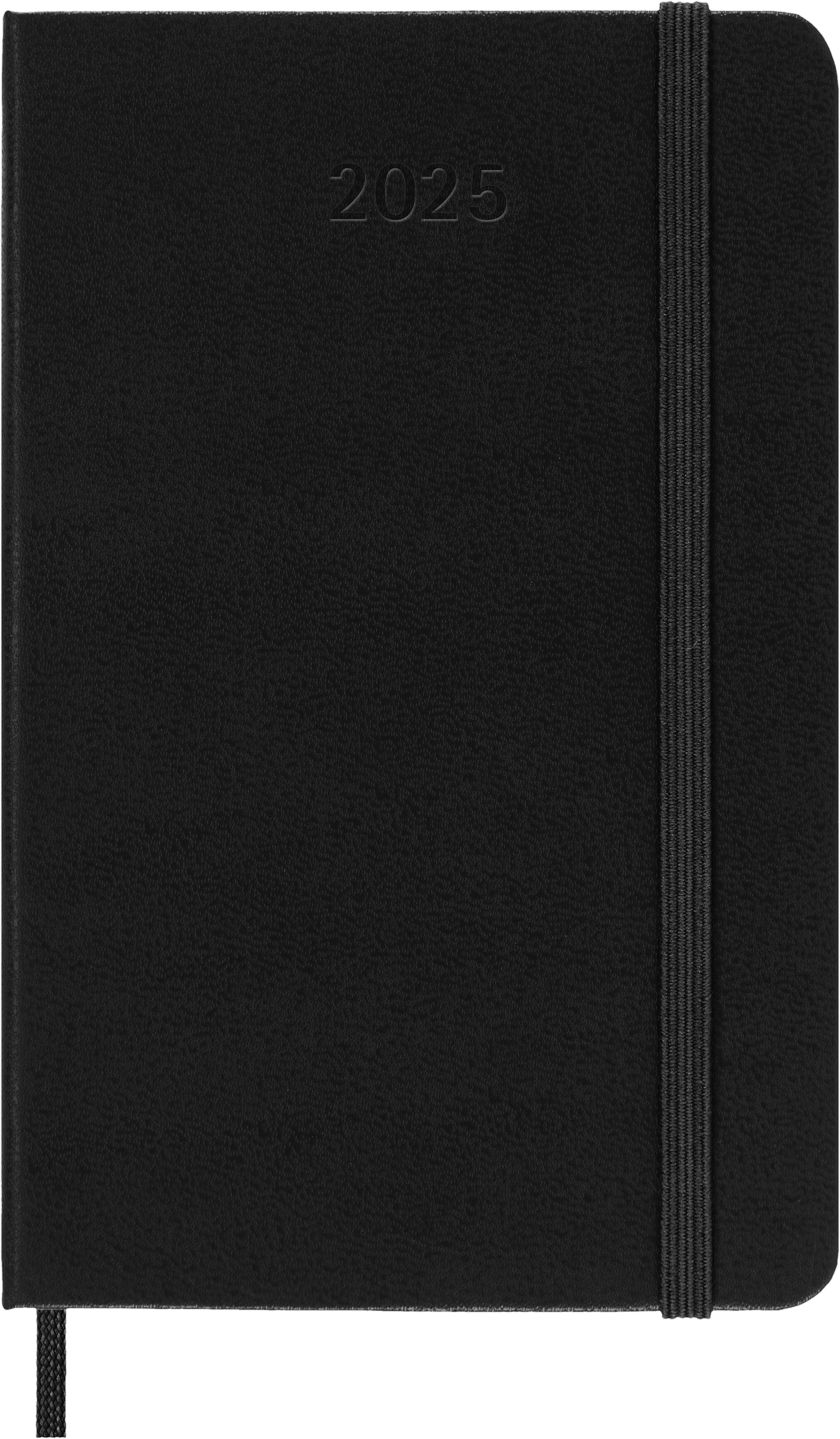 Moleskine Classic 12 Month 2025 Weekly Horizontal Planner, Hard Cover, Pocket (3.5" x 5.5"), Black, 144 Pages