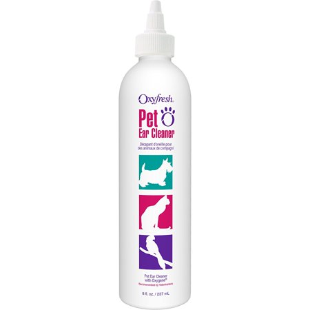 Pet Ear Cleaner with Oxygene by Oxyfresh, 8 oz. - Gentle and Safe