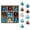 A, variant on Assorted Christmas Ball Ornament Set with Storage Box, Shatterproof Xmas Tree Hanging Baubles in Glossy Matte Glitter Ribbed Finishes for Home Holiday Decor Christmas Ball Ornaments