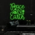 thumbnail image 4 of Glowneon Peace On Earth Neon Sign, Peace On Earth Led Sign, Peaceful World Gift, Christmas Gift, 4 of 5