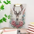 thumbnail image 7 of Deer and Flowers Acrylic Clipboards A4 Standard Letter Size Clipboard 12.5" X 9" Clip Board for Students Teacher Office, 7 of 7