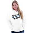 thumbnail image 3 of Because Im EMT Thats Why Medical Tech Unisex Plus Fleece Graphic Hoodie Brisco Brands 5X, 3 of 5