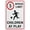 Warning Sign 4, variant on Do Not Switch Off Hand Symbol Sign 8"x12" Tin Sign Great For Garden And Yard Wall Decor