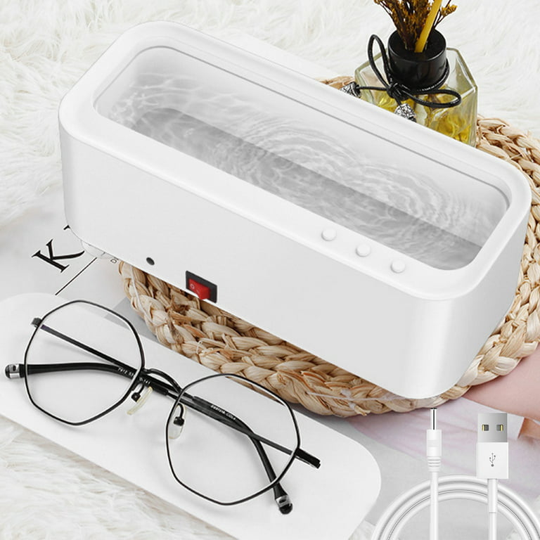 Ultrasonic Cleaning Machine High Frequency Vibration Ultrasonic Cleanser  Wash Cleaner Watch Jewelry Glasses Cleaner Tool 
