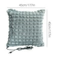 thumbnail image 3 of USB Square Rabbit Heating Cushion 5 Temperature Control With Timer Warming Pillowcase Covers Decorative Decorative Pillows for Bedroom Dorm Throw Pillows Room Pillows Style Pillows Light Couch Pillows, 3 of 4