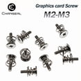 thumbnail image 2 of 10pcs M2 M2.5 M3 Springs Screw For Graphics Card Computer CPU Mainboard Radiator Fixing Bolts DIY Phillips Step Screws, 2 of 4