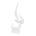 thumbnail image 3 of CoudarTitie Abstract Sculpture Aesthetic Collection Creative Flame Statue Resin Figurine for White, 3 of 9