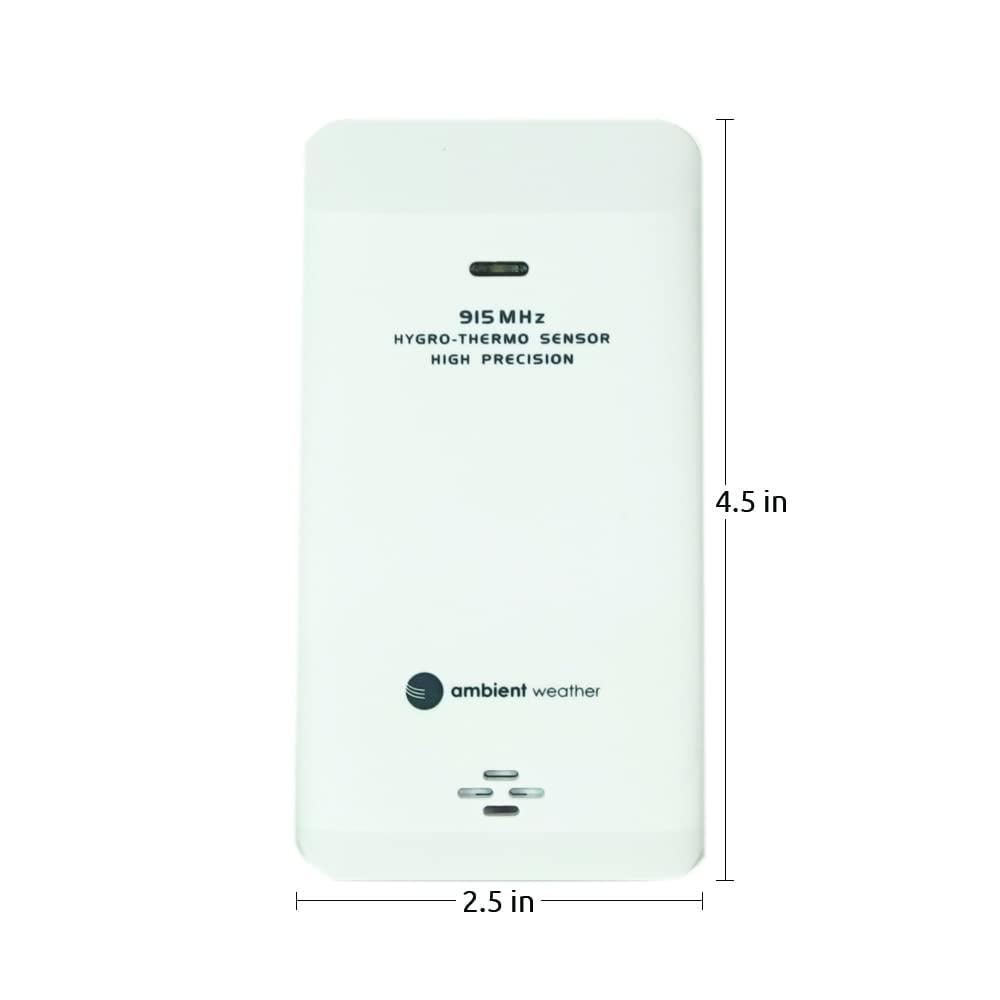 Ambient Weather WS-8482-X3 Wireless 7-Channel Internet Remote Monitoring Weather Station with Three Indoor/Outdoor Temperature & Humidity Sensors, Compatible with Alexa