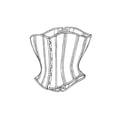 thumbnail image 4 of BUTTERICK PATTERNS B4254 Corsés y corsés para mujer Talla 12-14-16, 4 of 5