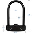 thumbnail image 5 of Heavy Duty Combination Bicycle U Lock,12mm Bike Lock Bicycle Heavy Duty Combination U Lock Bike Lock Anti Theft, 5 of 5