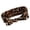 Coffee leopard patte, variant on Adjustable Elastic Headwrap Breathable Fabric Hairband Face Washing Hair For Sport Skincare Workout And Daily Wear
