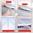 thumbnail image 3 of 4PCS Car Door Handle Sticker, Carbon Fiber Anti-Scratches Car Door Cup Protector, Non-Marking Auto Door Handle Protective Film, Universal for Most Car Handles,White90mm-100mm, 3 of 6