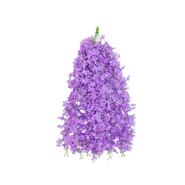 Home Decor Artificial Flowers Lilac Flower Ceiling Flower Vines Strings Wedding Decorative Flowers Suitable For Wedding Home Office Arch Decoration Decoration