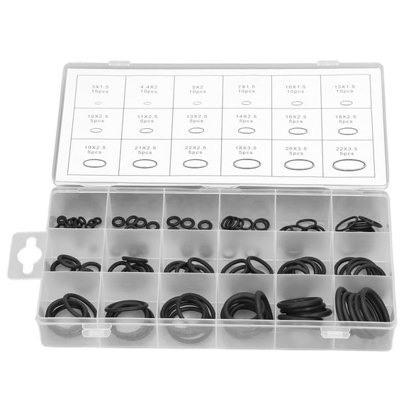 Rubber Ring Kit125PCS O Ring Assortment O Washer Rings O Ring Gaskets Exquisite Design