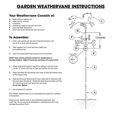 thumbnail image 2 of Klassen Bronze Hummingbird Garden Weathervane, Black, 2 of 6