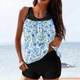 thumbnail image 5 of Fmbrln Tankini Swimsuits for Women with Boy Shorts Two Piece Fashion Floral Print Modest Bathing Suits, 5 of 5