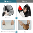 thumbnail image 4 of Mochila Transportadora Malubero Para Mascota Grande Gris, 4 of 5