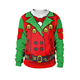 thumbnail image 3 of Nuevo listado Suéteres navideños con estilo unisex para hombres y mujeres, suéter navideño feo de Papá Noel, sudadera con cuello redondo retro sexy novedosa, 3 of 5