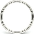 thumbnail image 2 of Sterling Silver Ss 4mm Flat With Step Edge Size 10 Band Made In United States qwfe040-10, 2 of 5