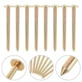 thumbnail image 4 of 8pcs Metal Survey Stakes Boundary Markers Measuring Property Line Marker Survey Stakes Gardening Border Stainless Steel Survey Nails, 4 of 10