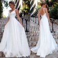 thumbnail image 4 of Robe Longue Aguichant en Dentelle pour Femmes Soirée Bal Prom Formelle Robe Maxi Robe de Demoiselle d'Honneur Robes de Mariage, 4 of 5