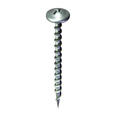 

1pk Grip-Rite NMTD81581 Pro-Twist Phillips Lath Screws Zinc 1-5/8 Inch