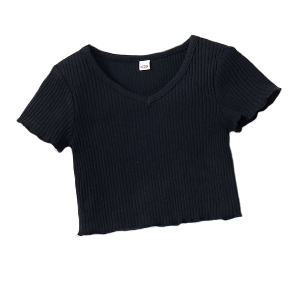 LWNYDPLSD White Kids Tshirt Toddler Undershirts Kids Undershirts Orange Shirt Girls Clothes Girls Size 8-10 Girls Size Size 12, Black 5-6 Years