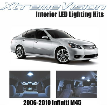 XtremeVision Interior LED for Infiniti M45 2006-2010 10 Pieces Cool White Interior LED Kit   Installation Tool