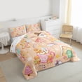 thumbnail image 3 of Feelyou Kawaii Gingerbread Man Queen Comforter Set, Christmas Dessert House Bedding Sets, Teens Kids Boys Girls Reversible Bedding Comforter Set, Super Cozy Room Decor, 3pcs, 3 of 8