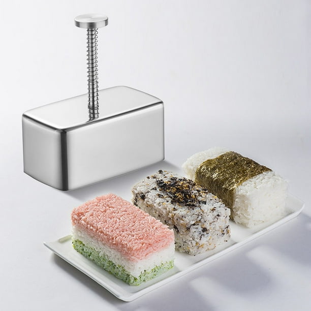Shoxil Stainless Steel Spam Musubi Mold - Create Fun And Delicious Rice Balls With Ease, Perfect For School Lunches And Sushi Making At Home