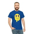 thumbnail image 5 of Purple eye smiley face graphic t shirt Unisex Heavy Cotton Tee, 5 of 8