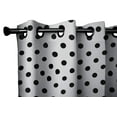 thumbnail image 4 of Grommet Curtain Polka Dots Print 56 Inch Wide, 4 of 11