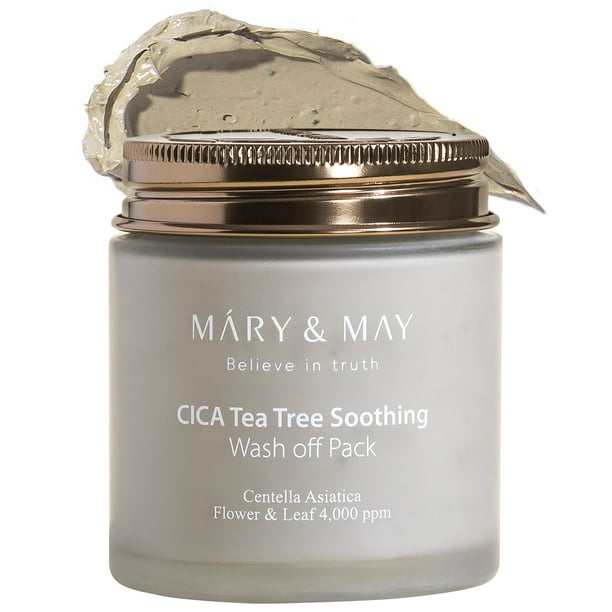 Máscara de arcilla Mary&May Vegan Cica Tea Tree Calmante 125 g