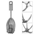 thumbnail image 1 of Garra de escalada, gancho de agarre, gancho de escalada de acero inoxidable, suministros para exteriores, calidad en la que puede confiar, 1 of 12