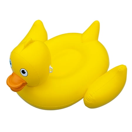 Swimline Inflatable Giant Lucky Rubber Ducky Ride On Swimming Pool or Lake Float - Walmart.com