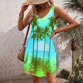 thumbnail image 3 of Baikeli Dress Clearance Women's Summer Comfort Fashion Printing Pocket Sleeveless V-Neck Dress Spring Dress, 3 of 6