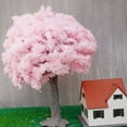 thumbnail image 3 of 25cm Sakura Tree Model Japanese Style DIY Diorama Scene Landscape Display Prop for Architecture Model Craft Decoration, 3 of 7