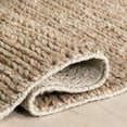 thumbnail image 4 of nuLOOM Penelope Braided Wool Area Rug, 8' 6" x 11' 6", Penelope Tan, 4 of 10