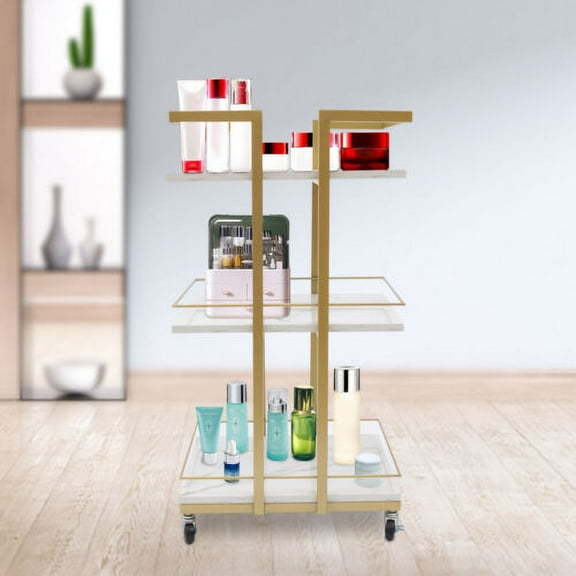 Manicure trolley, eyebrow tattoo trolley,Multi-purpose Rack Storage Rolling Cart