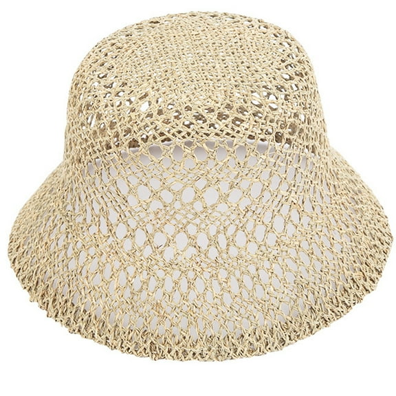 lanema All-match for Sun Straw Hat Wide Brim Summer Hat Beach Hats for Women Girl Femal