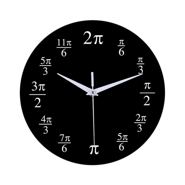 Reloj de matematicas con ecuaciones matematicas reloj de pared de para ingenieros para profesores Grado Calificacion BLESIY Reloj de pared de matematicas Walmart en linea