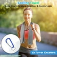 thumbnail image 6 of 4 Packs Cooling Towel (40"x12"), Ice Towel, Soft Breathable Chilly Towel, Cooling Towels for Neck, Microfiber Towel for Yoga, Sport, Running, Gym, Workout, Camping, 6 of 12