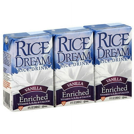 Rice Dream Vanilla Rice Drink, 8 oz (Pack of 9)
