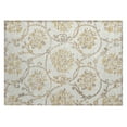 thumbnail image 2 of Addison Rugs Chantille Indoor/Outdoor Traditional Floral Ivory Washable Rectangle Rug, 1'8" x 2'6", 2 of 6