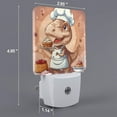thumbnail image 3 of KLL Dinosaur Baking Delight for Night Lights,Auto Sensor Night Lamp Plug in Night Light with Dusk-to-Dawn Light Sensor LED Nightlightfor Adults & Kids Room/Bedroom/Hallway, 3 of 7