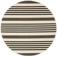 thumbnail image 4 of Safavieh Courtyard Black Indoor Outdoor Rug - Round 5'3", 4 of 5