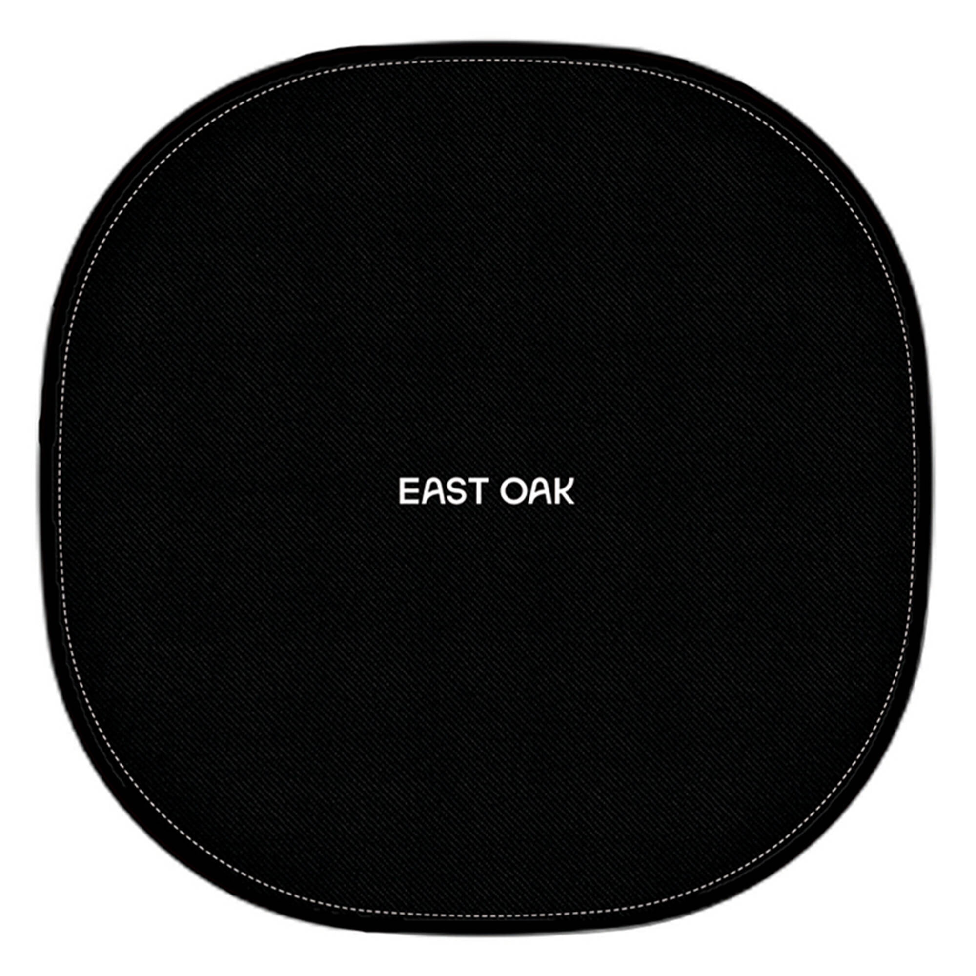 EAST OAK Fire Pit Mat, Deck and Patio Mat(round) 36",Black