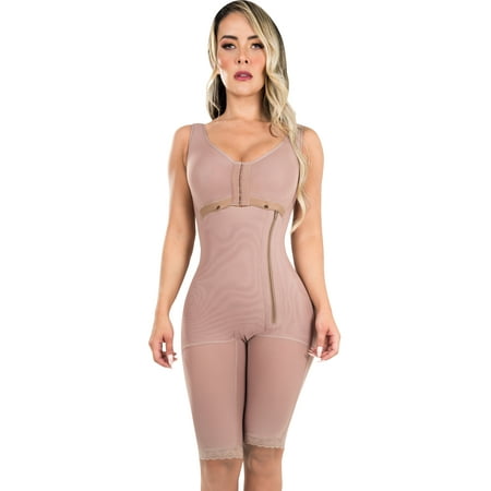 

Powernet Butt Lifter Post Surgery Partum Bra Women Girdle Fajas Reductoras Colombianas Moldeadoras Cocoa 619C by Fiorella Shapewear